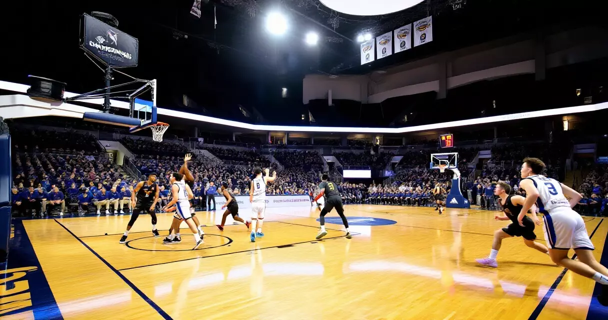 Puno ang arena sa isang laro ng PBA Commissioner's Cup Finals sa pagitan ng dalawang koponan