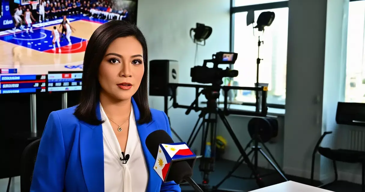 Tagapagsalita ng palakasan sa studio ng sports broadcast sa Pilipinas