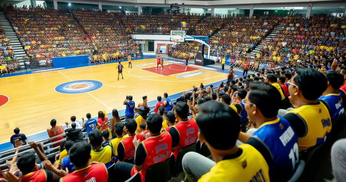 Punong-puno na basketball arena sa Pilipinas habang may propesyonal na laro