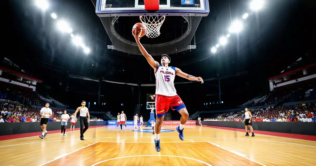 Manlalarong basketball ng PBA sa opening night ng Governors Cup 2026