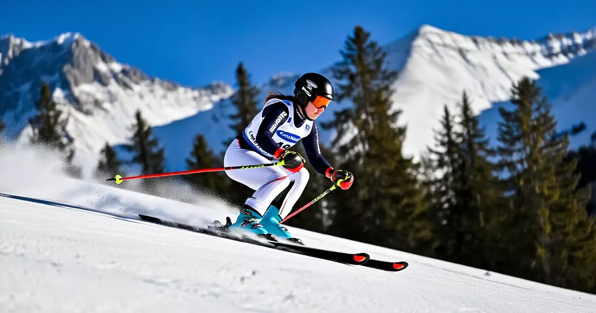Kabataang babae na nagski sa Olympic slope, kumakatawan sa bagong era ng Filipino athletes sa winter sports